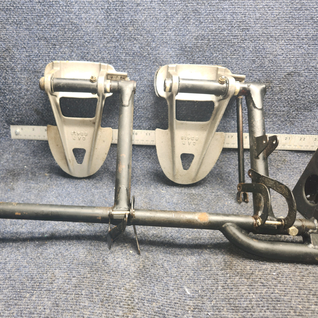 Used aircraft parts for sale, 63459-002 Piper PA28-140 Rudder Pedal Assy LH Brake Only