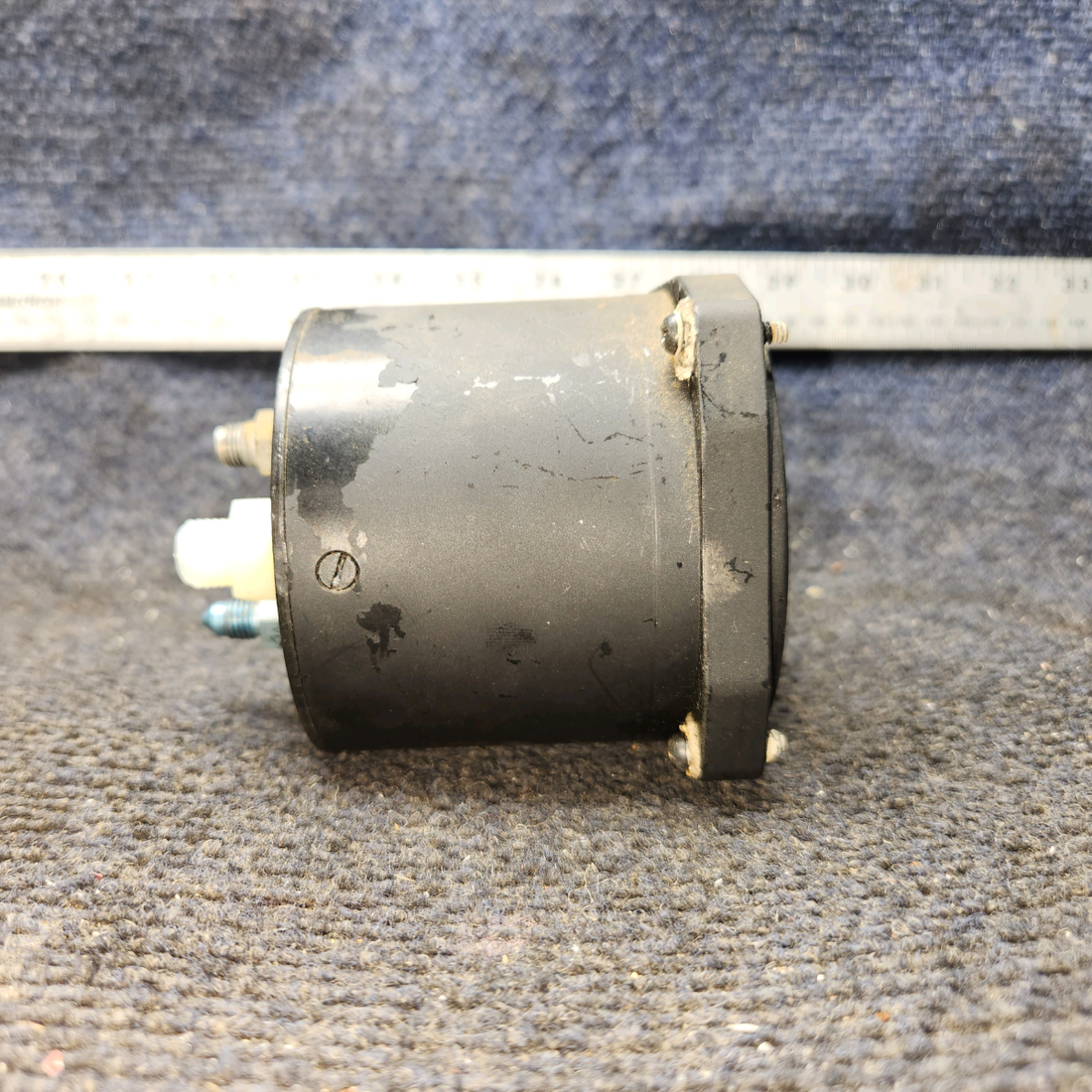 Used aircraft parts for sale, 22-262-017 Garwin Beechcraft 35-33 Manifold Pressure Gauge and Fuel Flow Indicator