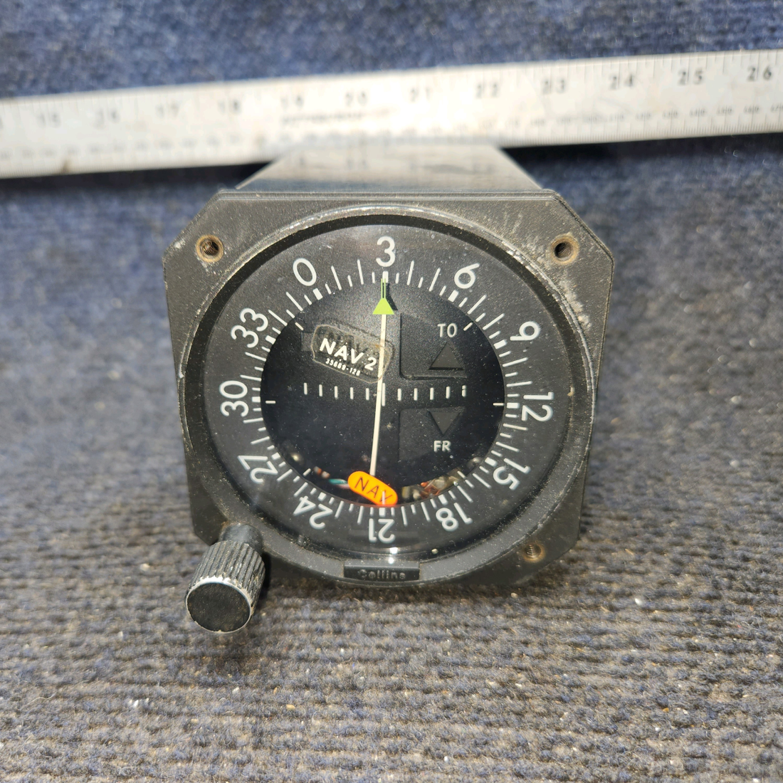 Used aircraft parts for sale, 622-2082-003 Collins IND-350A VOR / LOC Indicator