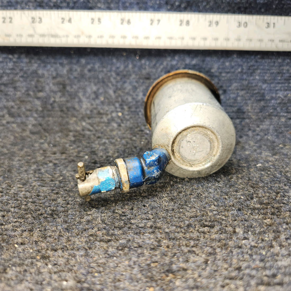 Used aircraft parts for sale, 35715-003 Piper PA28-161 Fuel Gascolator with Drain Valve
