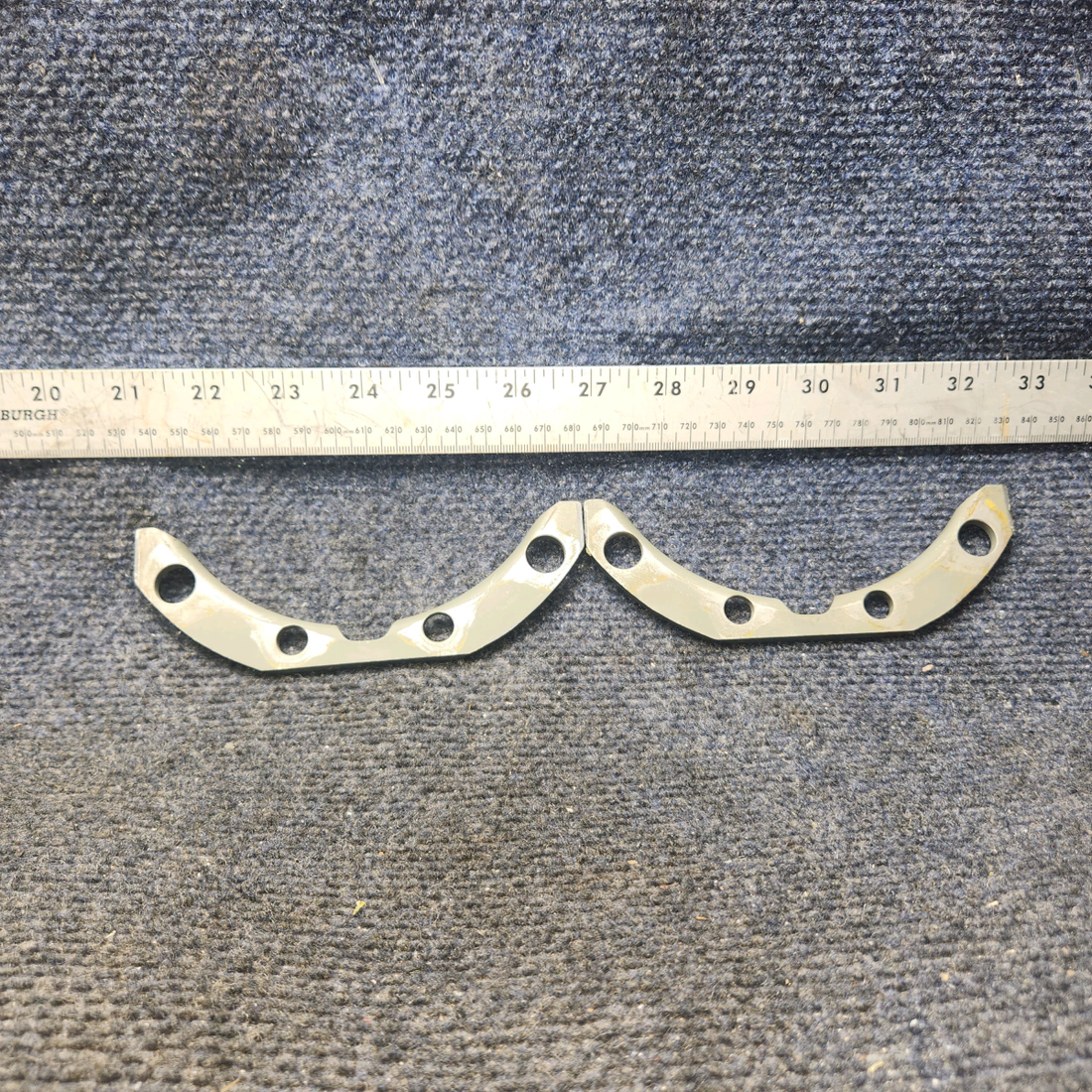 Used aircraft parts for sale, 69531 Lycoming O-540 PIPER PA-24-250 Cylinder Hold-Down Plate - Set of 2
