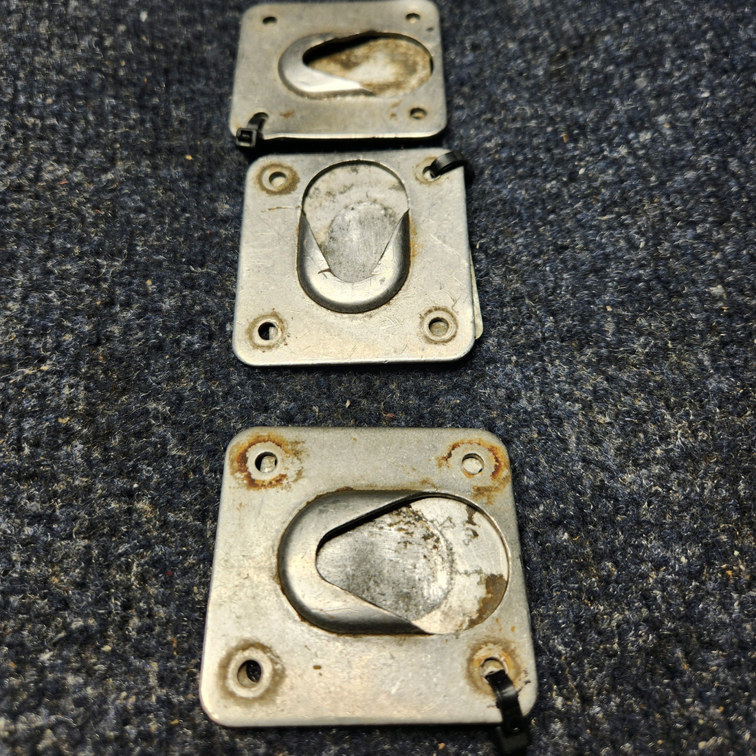 Used aircraft parts for sale, 68094-003 Piper PA32RT-300 REAR SEAT PLATE ATTACHMENT " PRICE PER EACH"