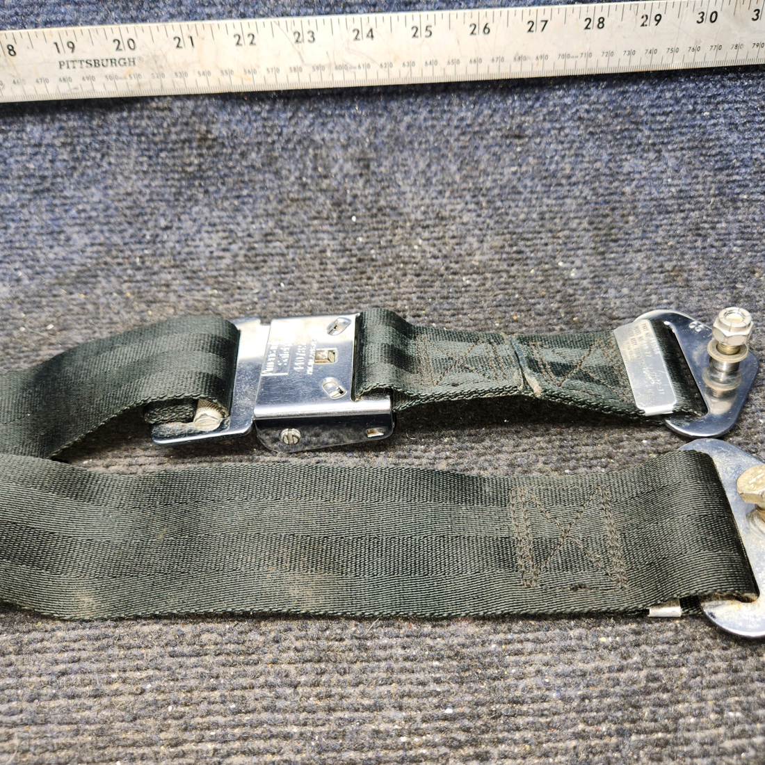 Used aircraft parts for sale, 449965-421-2264 AM-Safe 9600-22 Piper PA28-161 Seatbelt Assembly