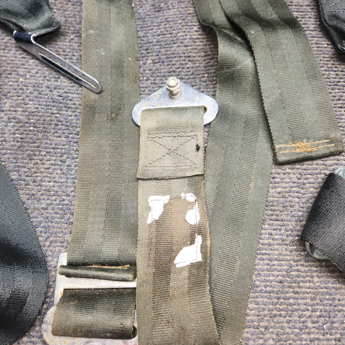 Used aircraft parts for sale, 90-91R60 Aero Fabrication Cessna 172E Seatbelt Assembly