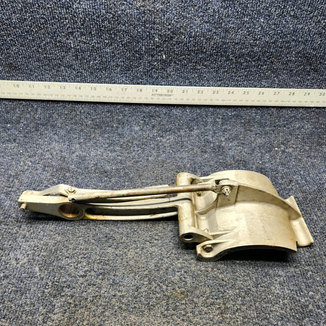 Used aircraft parts for sale, 35-524011 AND 35-524060-2 BEECHCRAFT F35 RUDDER PEDAL AND PEDAL ARM