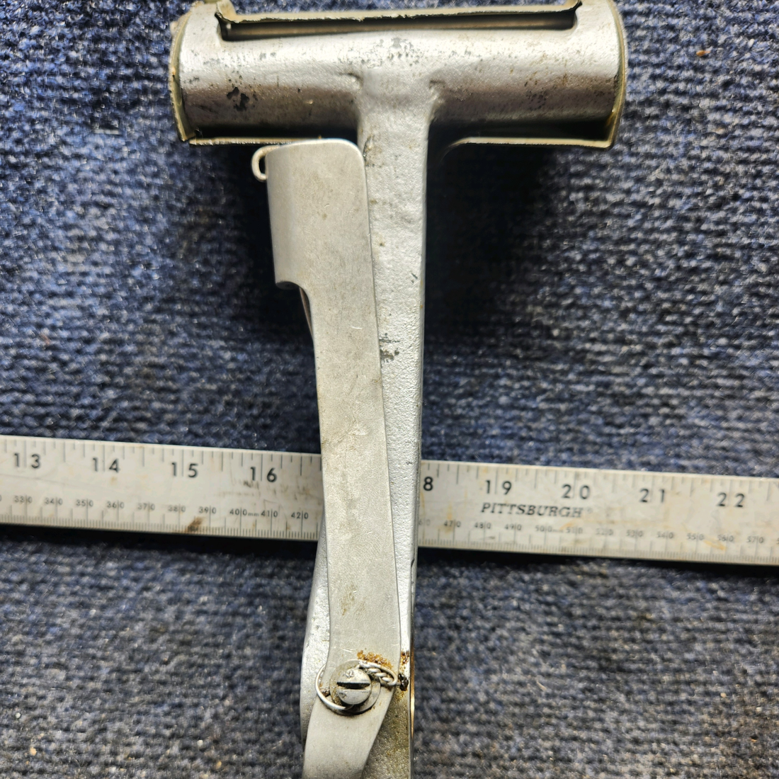 Used aircraft parts for sale, 35-524060-3, 35-524641 Beechcraft 35-33 Rudder Pedal and Arm