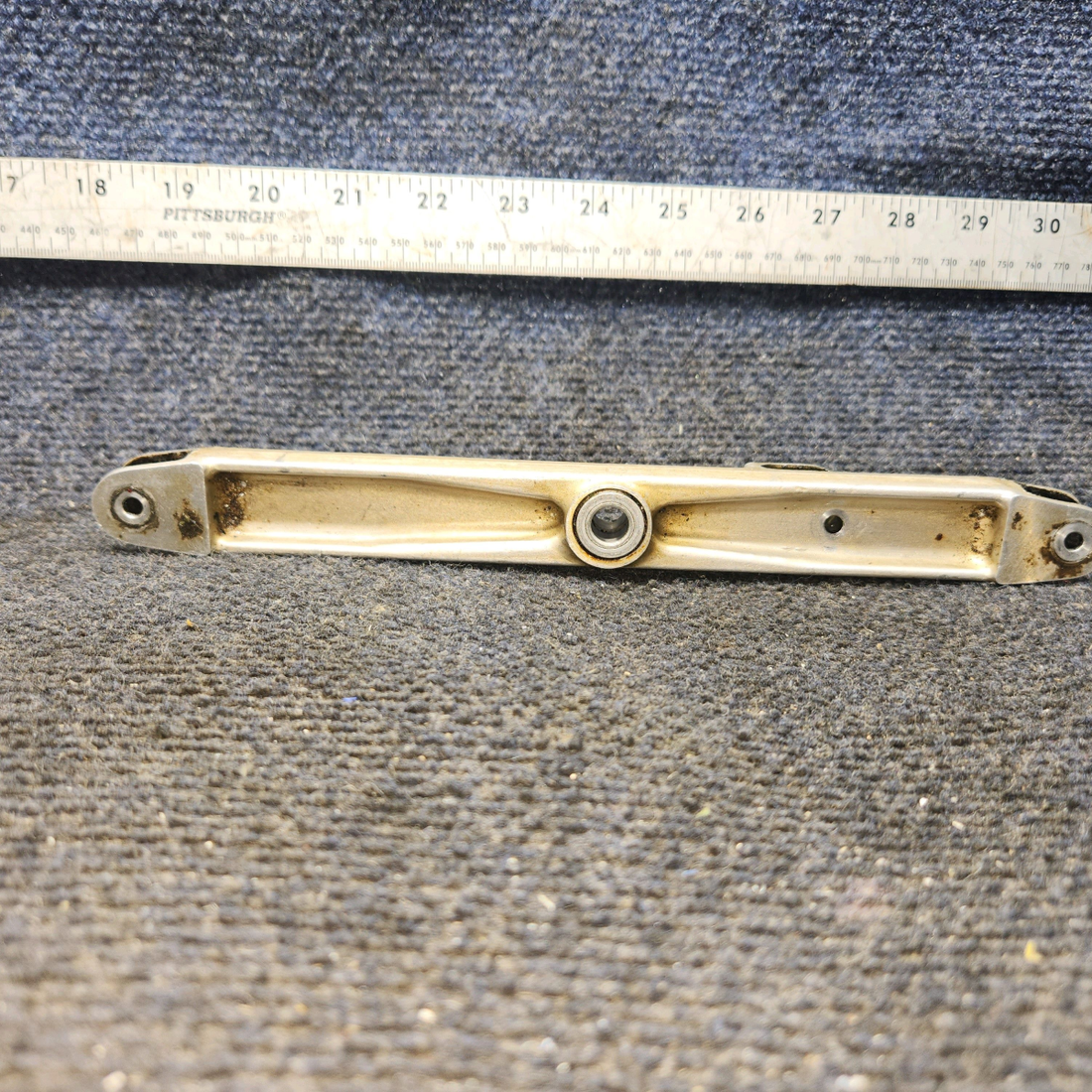 Used aircraft parts for sale, 0743602-1 Cessna 182G Nose Gear Steering Bellcrank