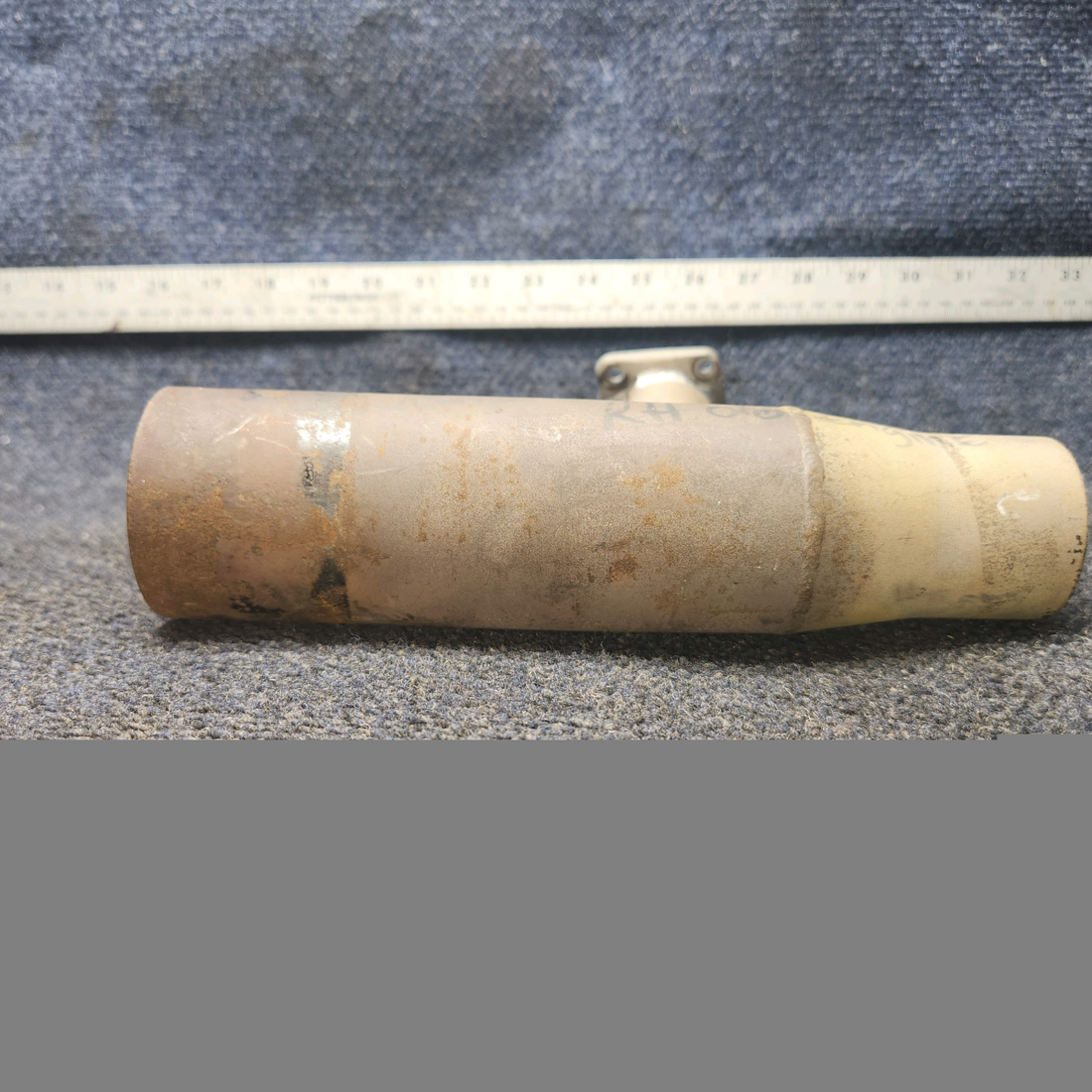Used aircraft parts for sale, 96-950002-31 BEECHCRAFT 95-55B Exhaust Stack Assembly – Cylinder #3, LH Engine