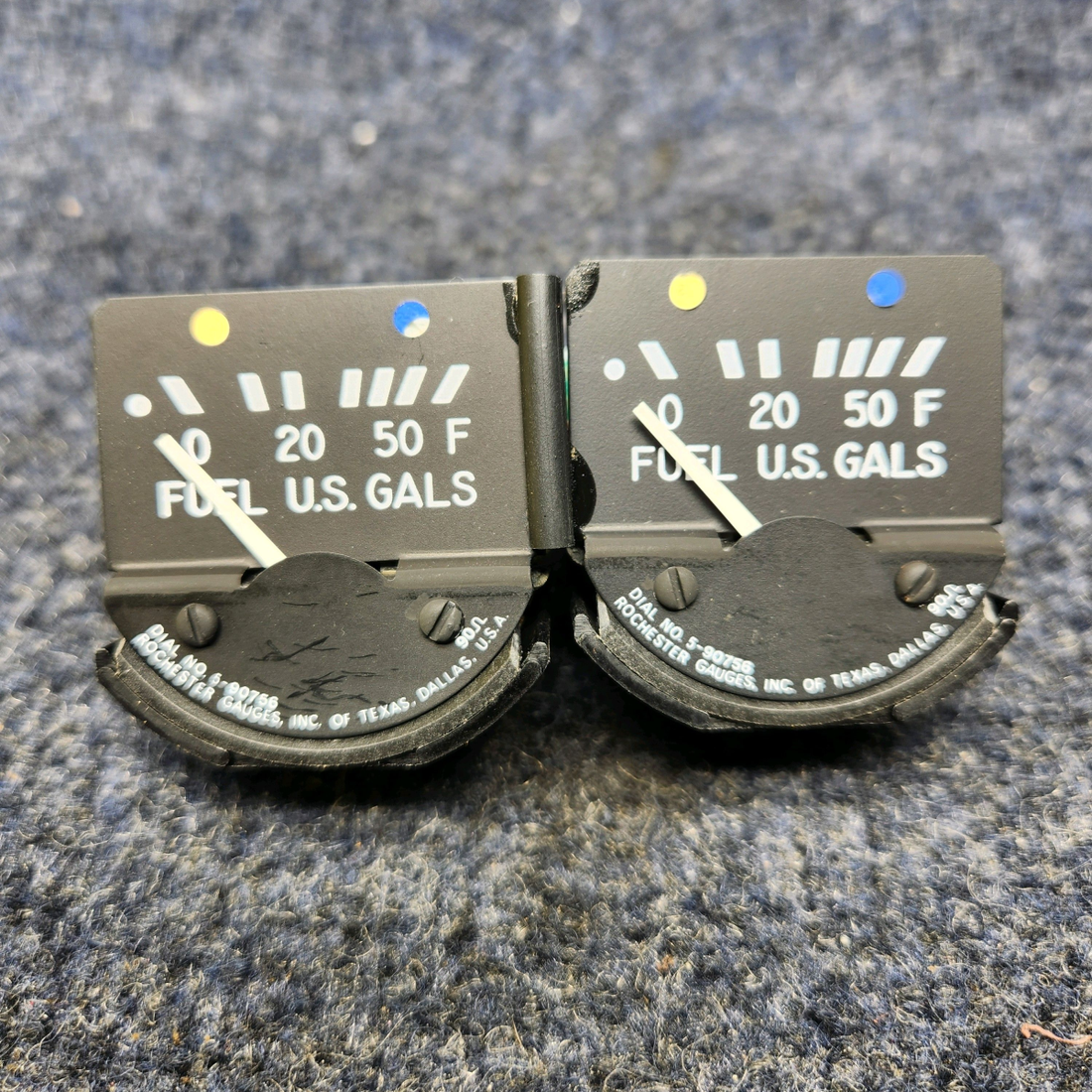 Used aircraft parts for sale, 5-90756 PIPER PA28RT-201 ROCHESTER FUEL GAUGE 28 VOLTS PRICE PER EACH