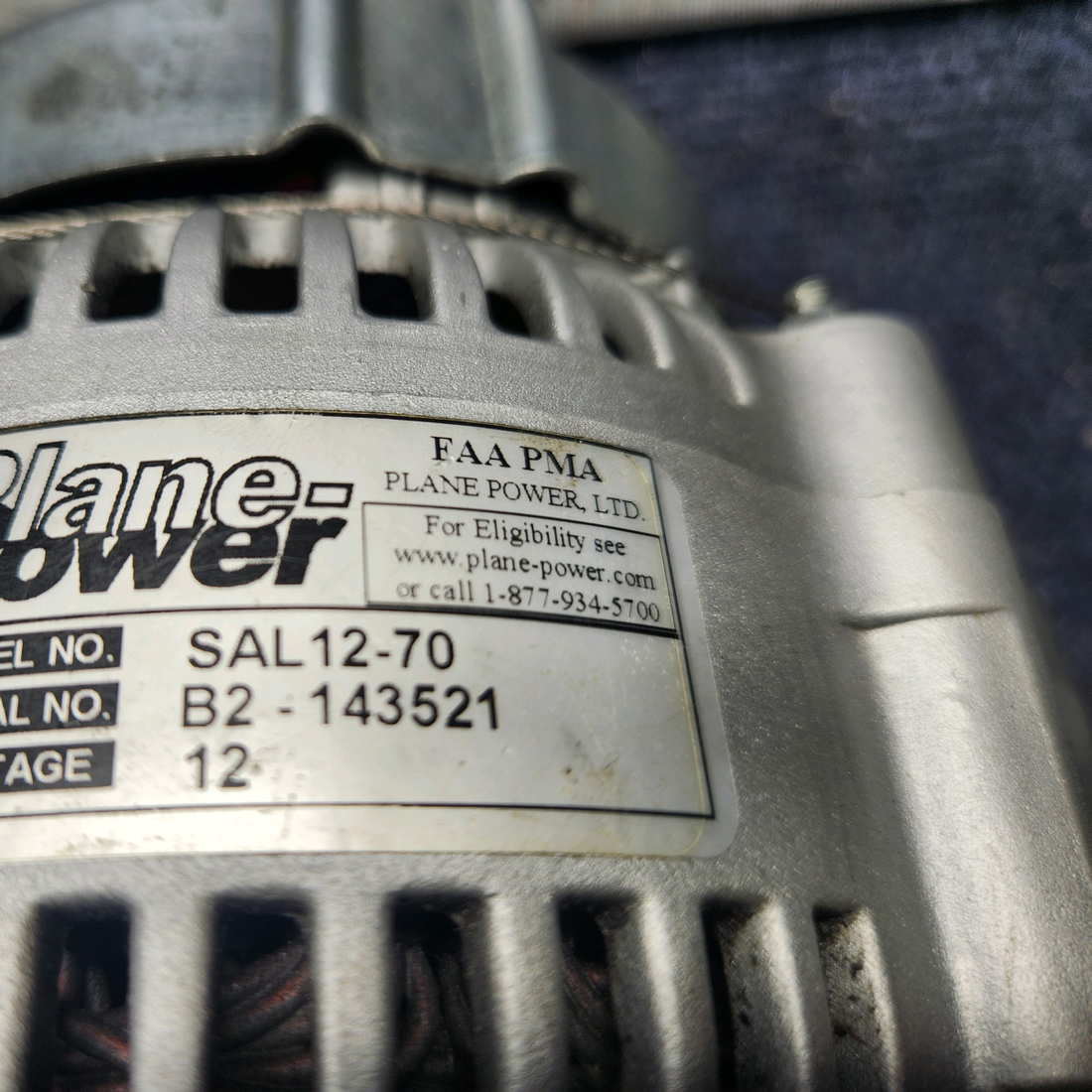 Used aircraft parts for sale, SAL12-70 Plane Power PIPER PA-24-250 Genrator Conversion Kit 12V