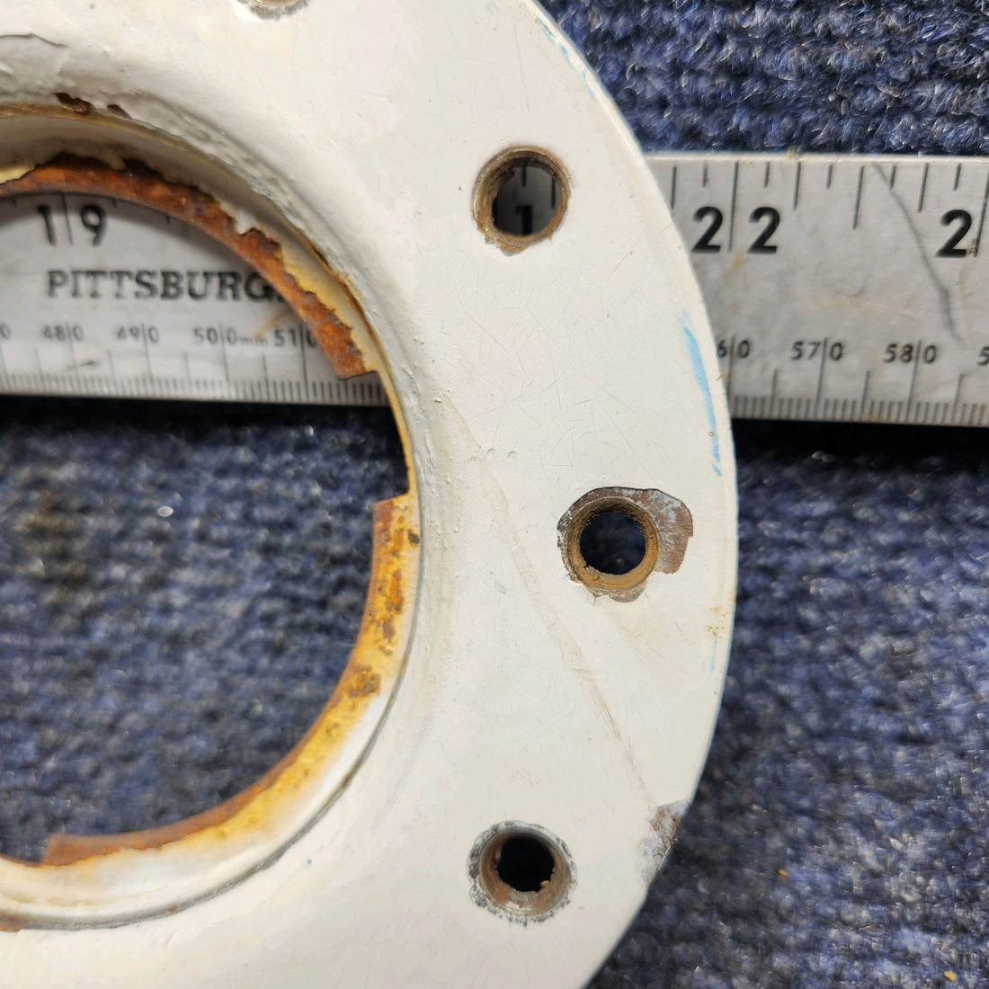 Used aircraft parts for sale, 169-380024-3 Beechcraft A23A Musketeer Custom III FUEL CAP ADAPTER