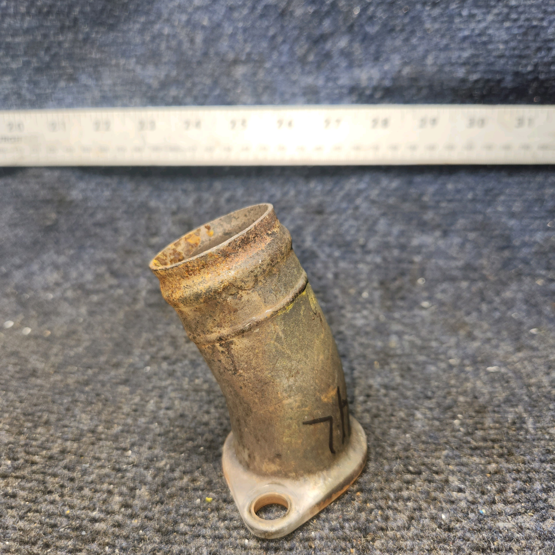 Used aircraft parts for sale, 0450338-69 Cessna C-150J Exhaust Stack Riser - LH
