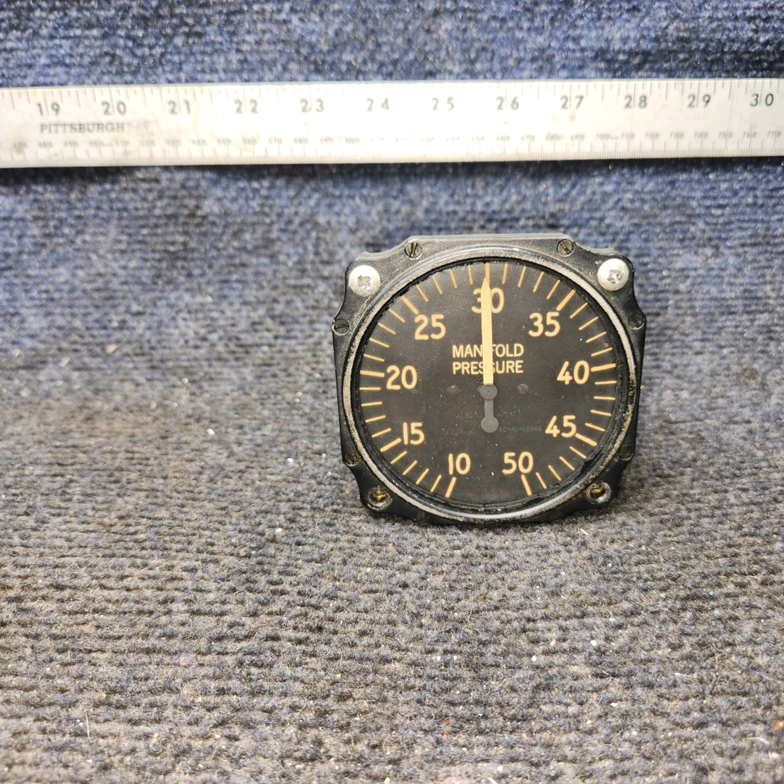 Used aircraft parts for sale, S1301N1 Cessna 172E Manifold Pressure Indicator