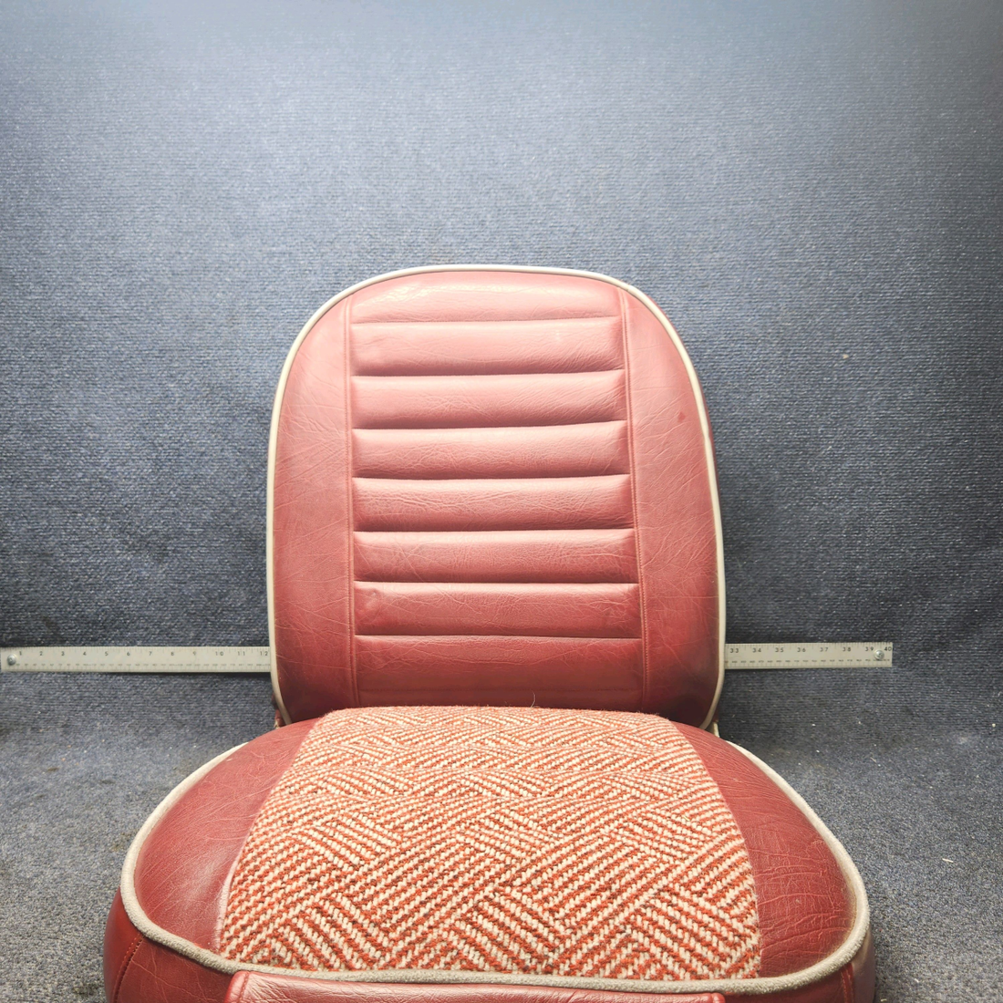 Used aircraft parts for sale, 65501-002, 65515-002 Piper PA28-140 Rear seat top and Bottom