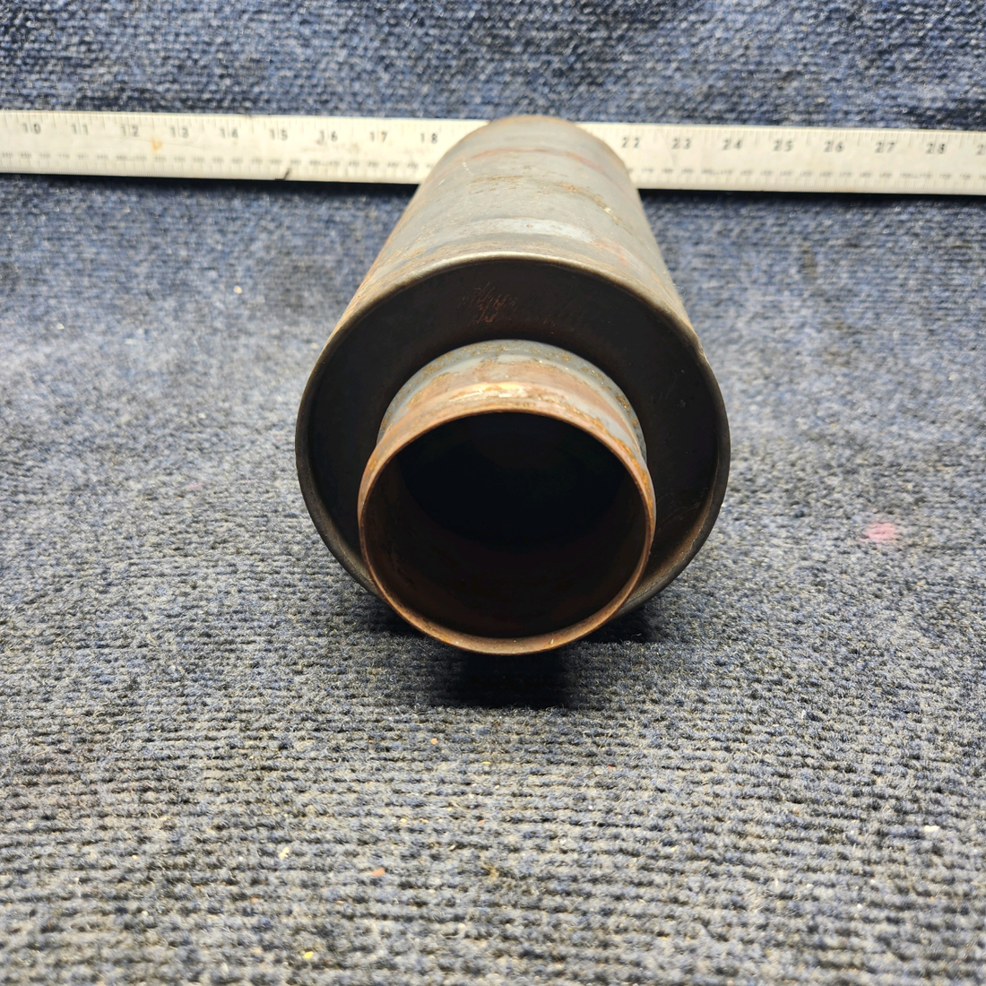 Used aircraft parts for sale, 701-20 Beechcraft F33A EXHAUST MUFFLER WITHOUT SHIELD