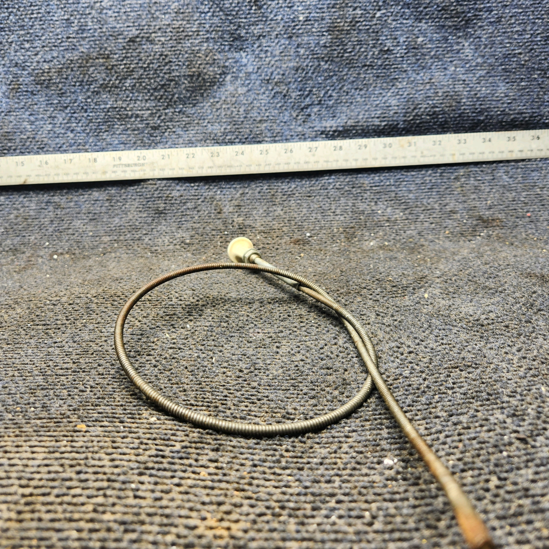 Used aircraft parts for sale, S1239-11 cessna 150G Cabin Heat Control Cable (37")