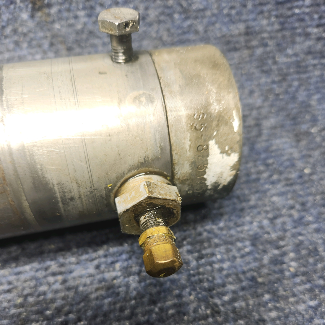 Used aircraft parts for sale, 35-825195-31 Beechcraft F33A NOSE GEAR SHOCK ABSORBER BRAZE BARRE