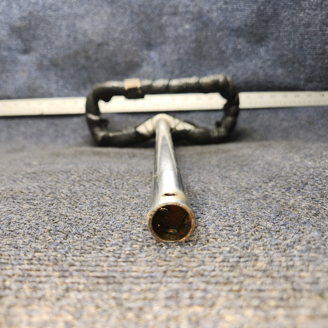 Used aircraft parts for sale, 0513127-5 Cessna 172 Control Wheel (Worn) (Diameter: 1.75”, Length: 16.5”)