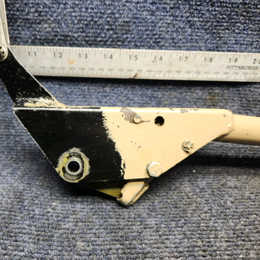 Used aircraft parts for sale, 169-524000-603 Beechcraft A23A Musketeer Custom III FLAP CONTROL MECHANISM ASSEMBLY