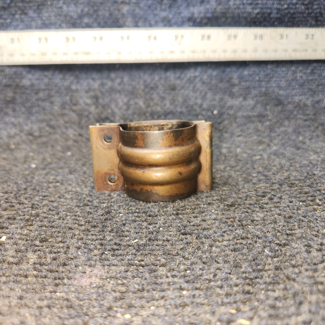 Used aircraft parts for sale, 0550176-50 Continental O-300-D Cessna 172F Exhaust Clamp Assy