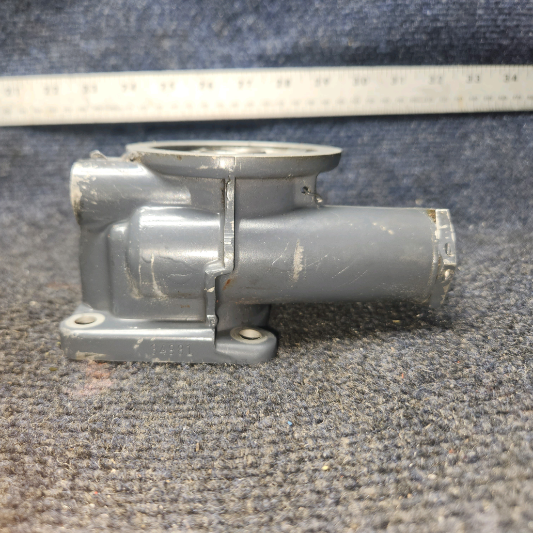 Used aircraft parts for sale, 77852 Lycoming O-540 PIPER PA-24-250 Oil Filter Base Assembly – Spin-On Adapter