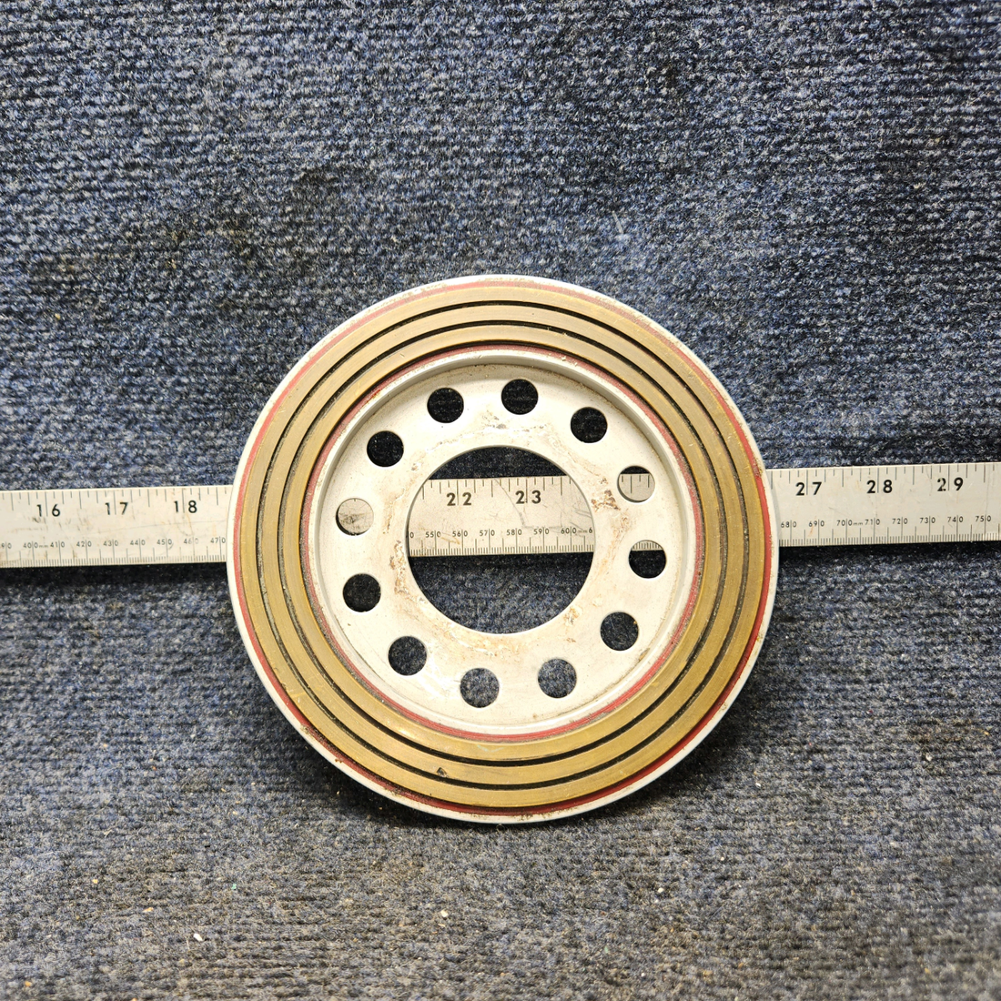 Used aircraft parts for sale, D40106 Cessna T210 Propeller De-Ice Slip Ring Assy 28V