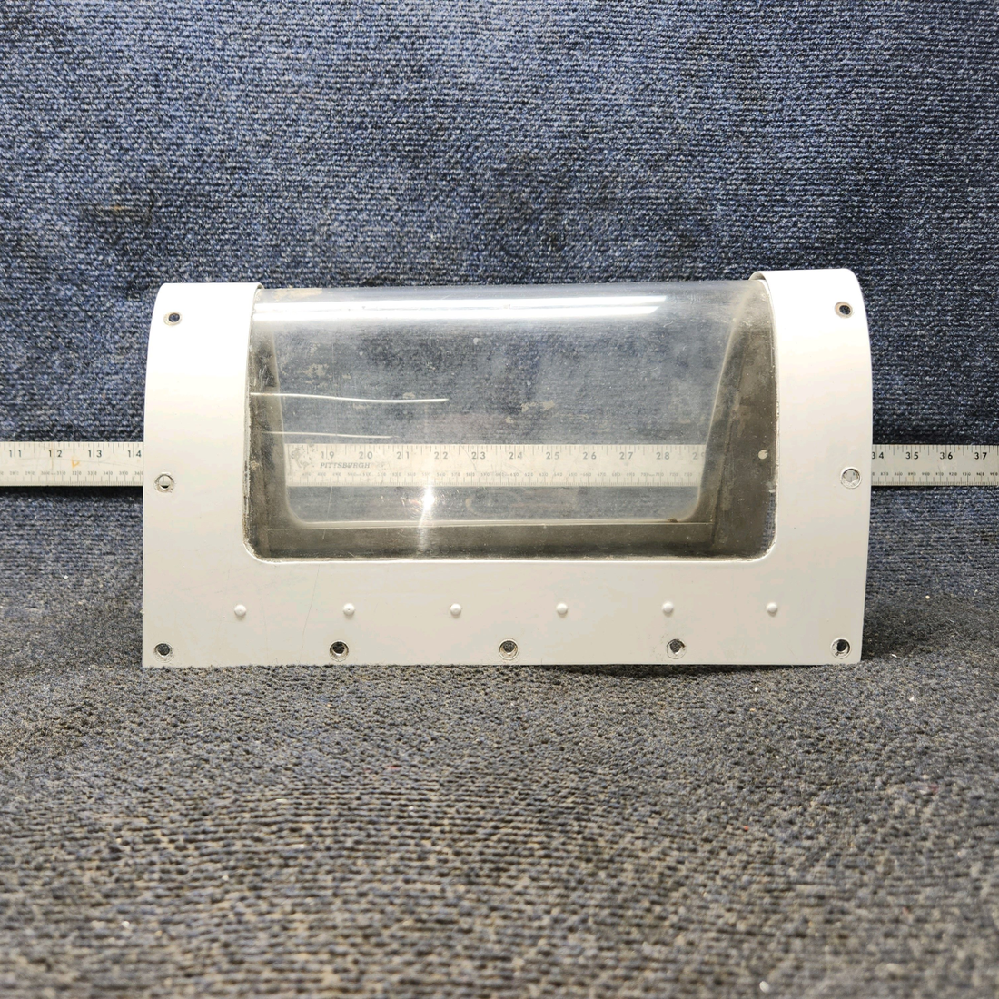 Used aircraft parts for sale, 0523115, 0523115-3, 0523115-5 Cessna 172E Landing Light Lens & Retainer Assembly