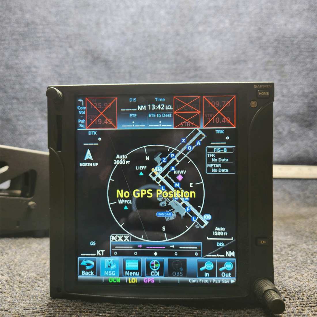 Used aircraft parts for sale, 011-02282-00 Garmin GTN-750 WAAS PIPER PA-24-250 GPS-Nav-Com Unit with Mods, NO Data Card