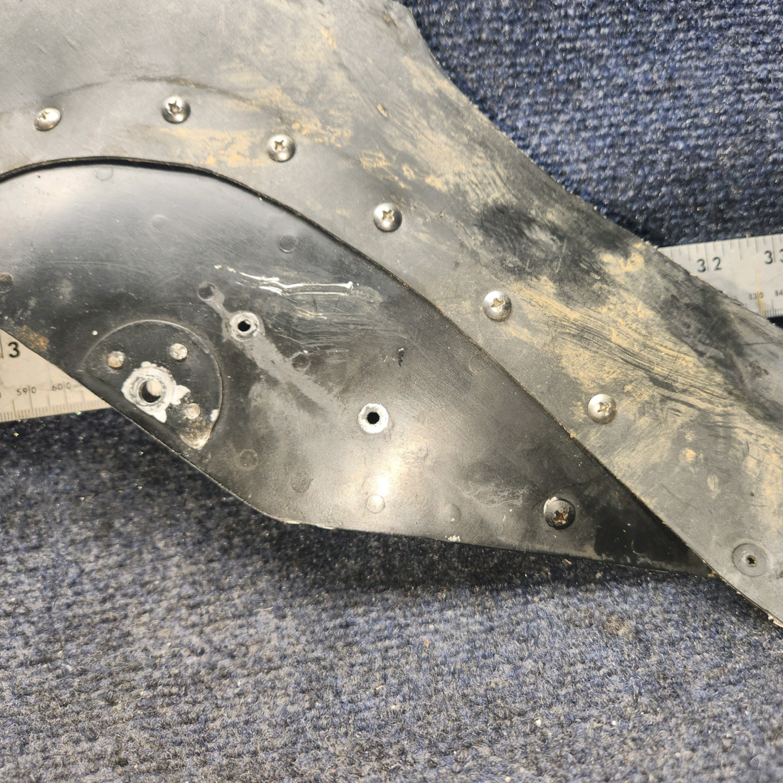 Used aircraft parts for sale, 63612-11 Piper PA28-140 Baffle Right Side Front