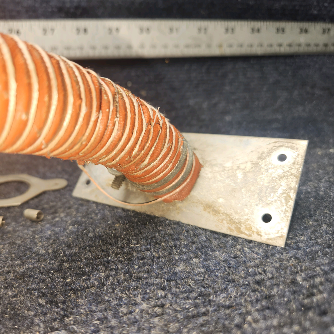 Used aircraft parts for sale, 69273-000 Piper PA28-140 Defroster Valve Housing