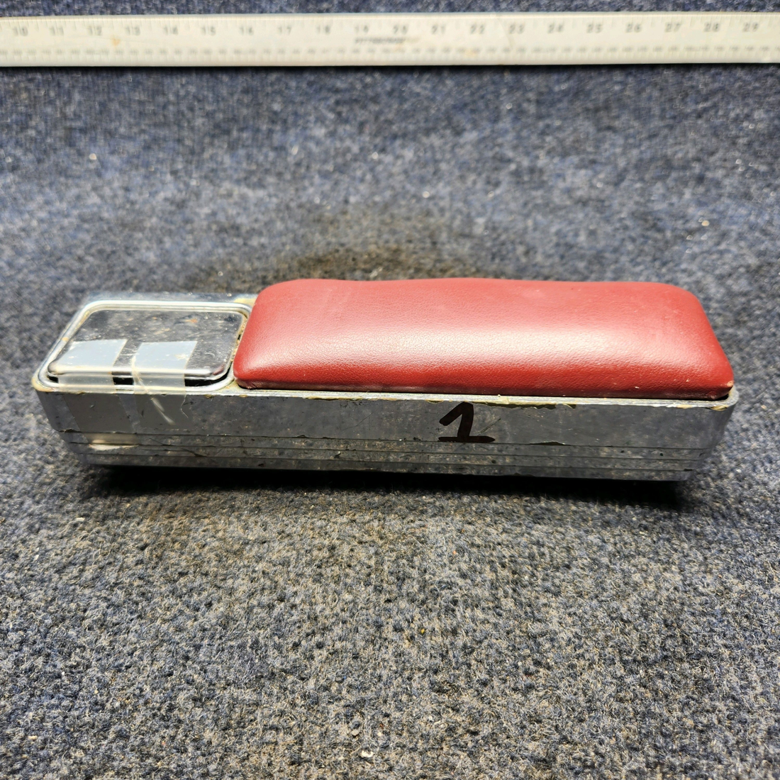 Used aircraft parts for sale, 66710-017 Piper PA32RT-300 ARMREST ASSY MIDDLE RH / AFT RH W/ ASH TRAY