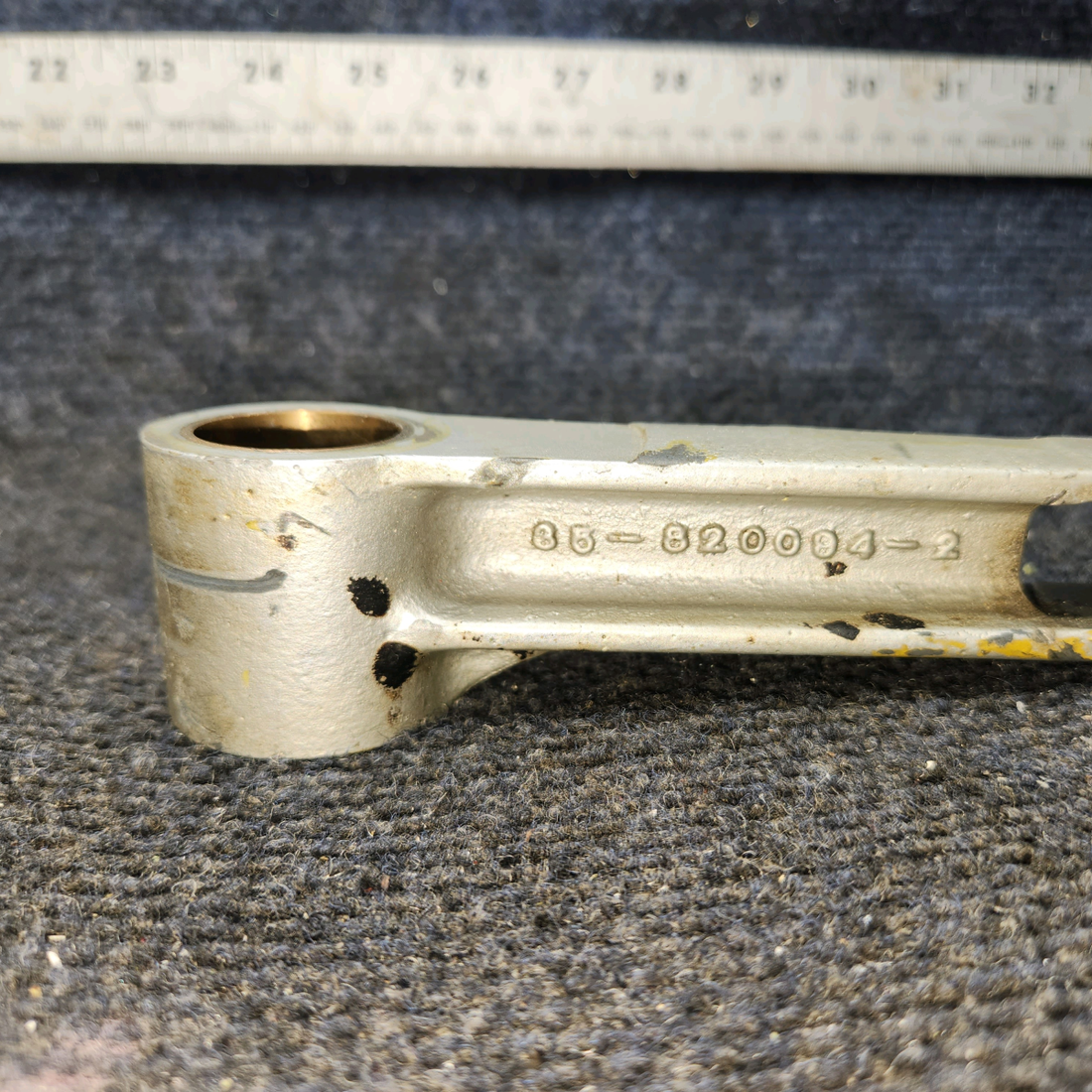 Used aircraft parts for sale, 35-820094 BEECHCRAFT F35 Nose Gear Retraction Idler Arm