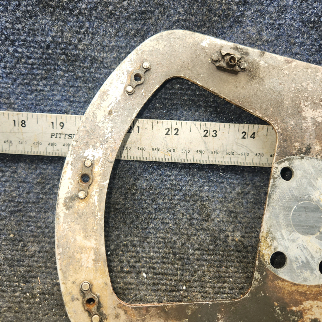 Used aircraft parts for sale, 0441187-1 cessna 150G Main Gear Plate Assembly – LH