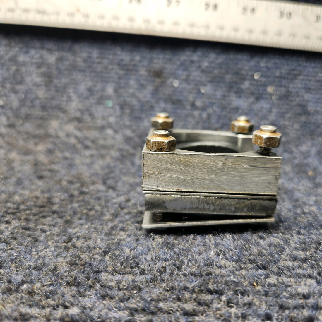 Used aircraft parts for sale, 68272-002 Piper PA28-140 Plate & Bushing Assy Yoke