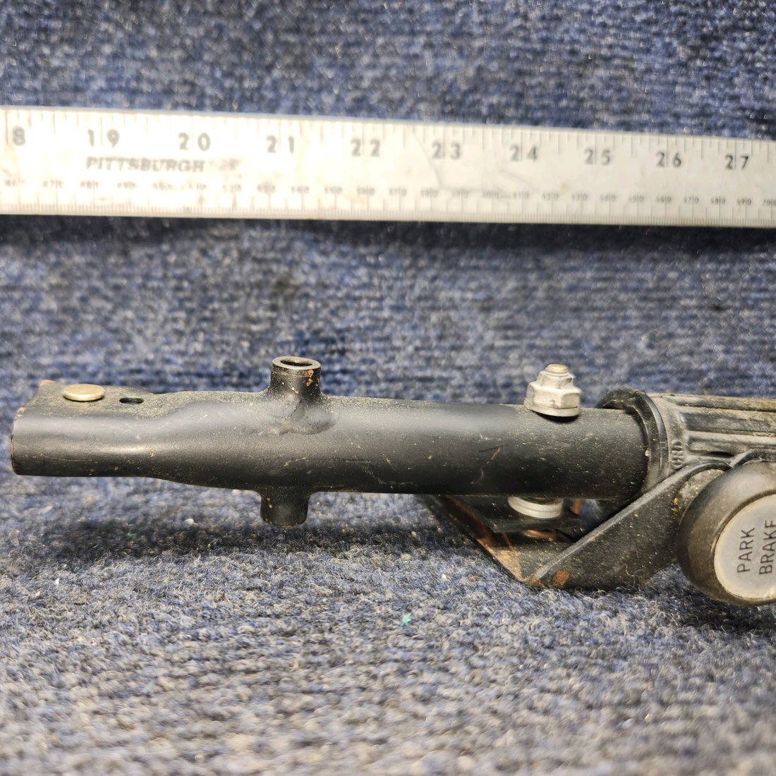 Used aircraft parts for sale, 63357-000 PIPER PA28-140 Handle Parking Brake Assy