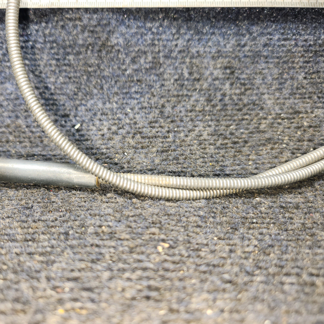 Used aircraft parts for sale, 653-032-10 Mooney Parking Brake Control Cable (33 3/4")