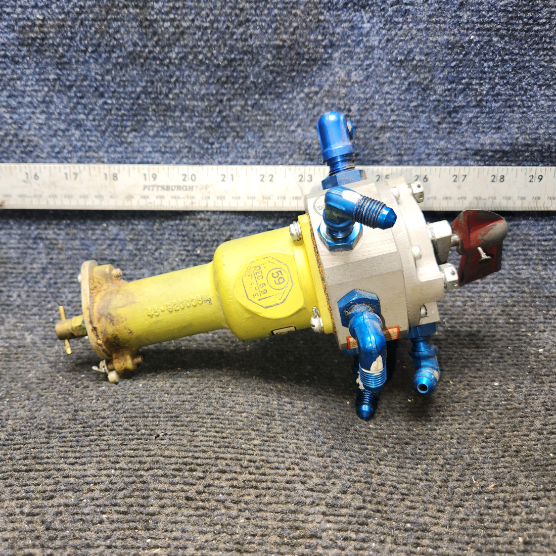 Used aircraft parts for sale, 35-921155-603 Beechcraft 35-33 Fuel Selector Valve Assy