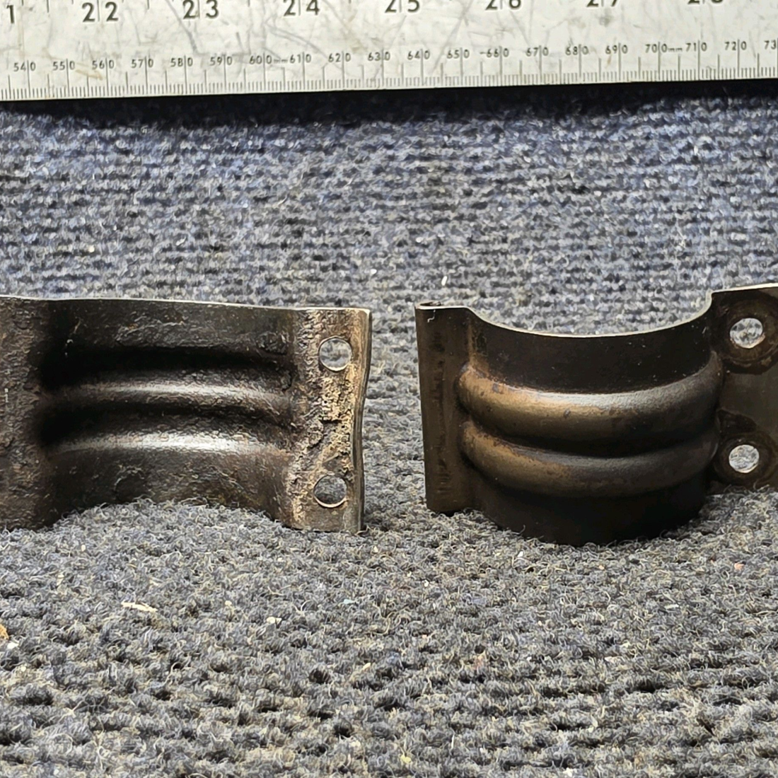 Used aircraft parts for sale, 0550176-50 Cessna 172F Exhaust Clamp Assy