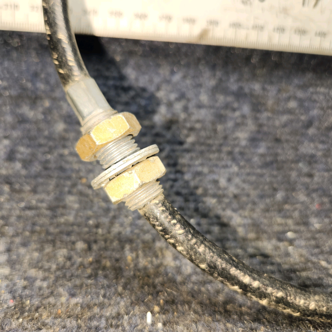 Used aircraft parts for sale, 253-001-1 Mooney M20C Throttle Control Cable (41 1/2")