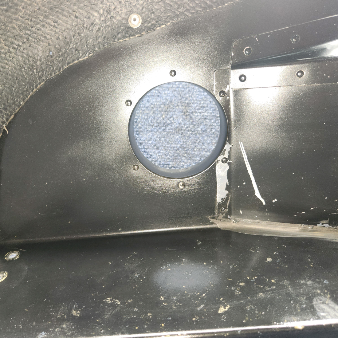Used aircraft parts for sale, 0555199-1 CESSNA 172K ENGINE BAFFLE, FORWARD VERTICAL