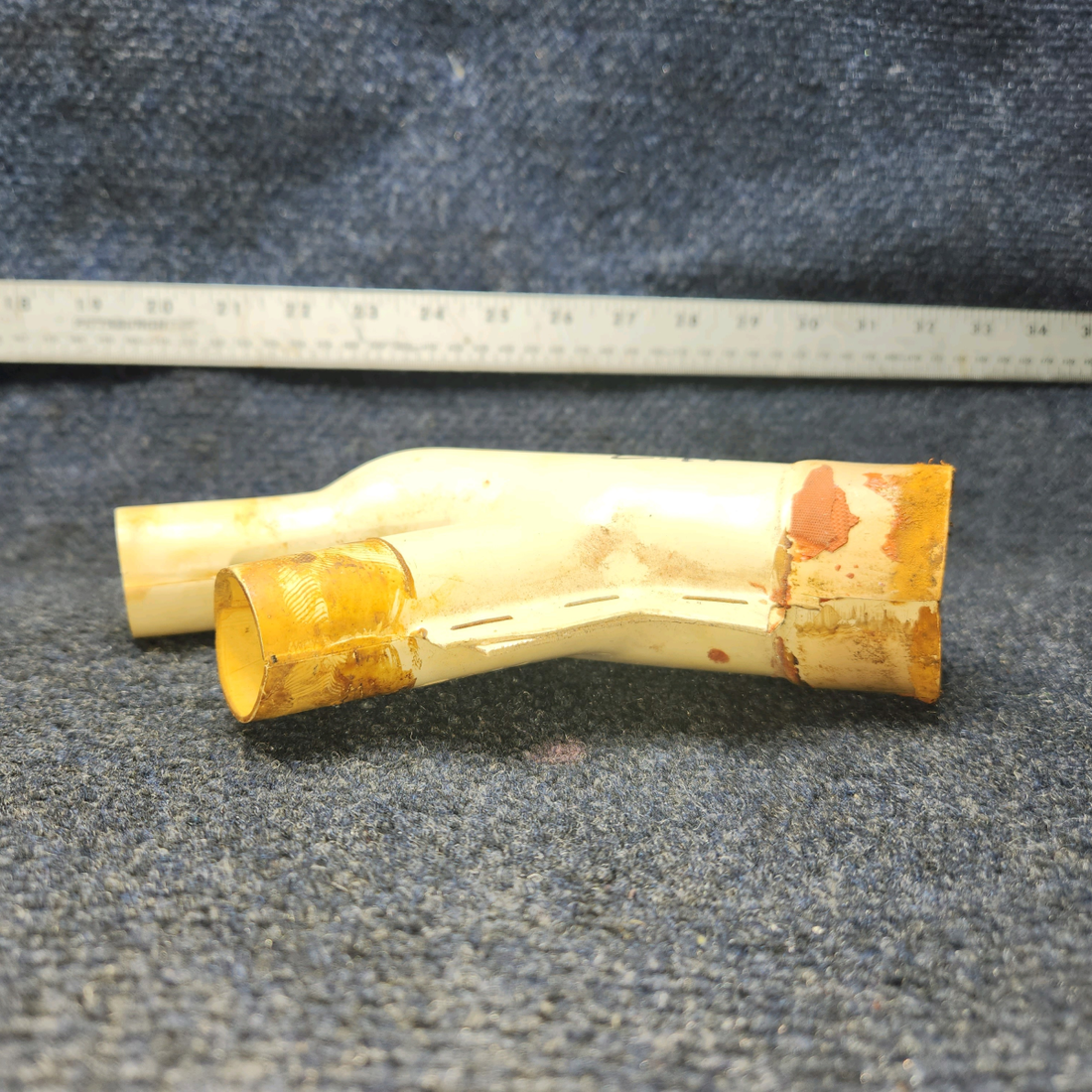 Used aircraft parts for sale, 169-554006-9 Beechcraft A24R Plenum Feed Duct