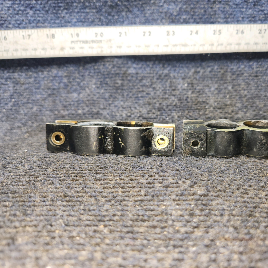 Used aircraft parts for sale, S1675-1 Cessna 172E Rudder Pedal Torque Tube Bearing, Set of 2