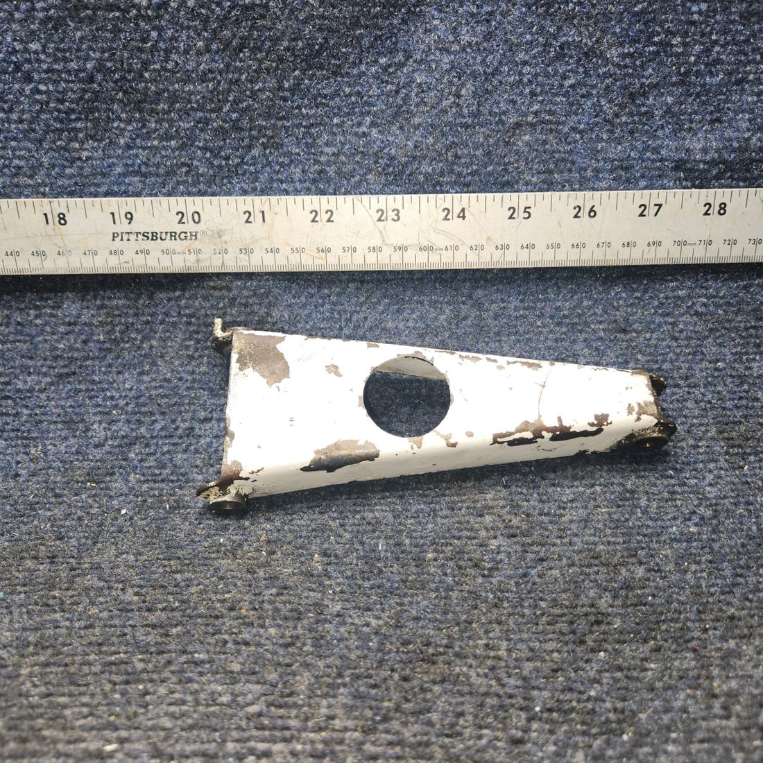 Used aircraft parts for sale, 13074-02 Piper PA28-140 Nose Gear Upper Torque Scissor Link Assy