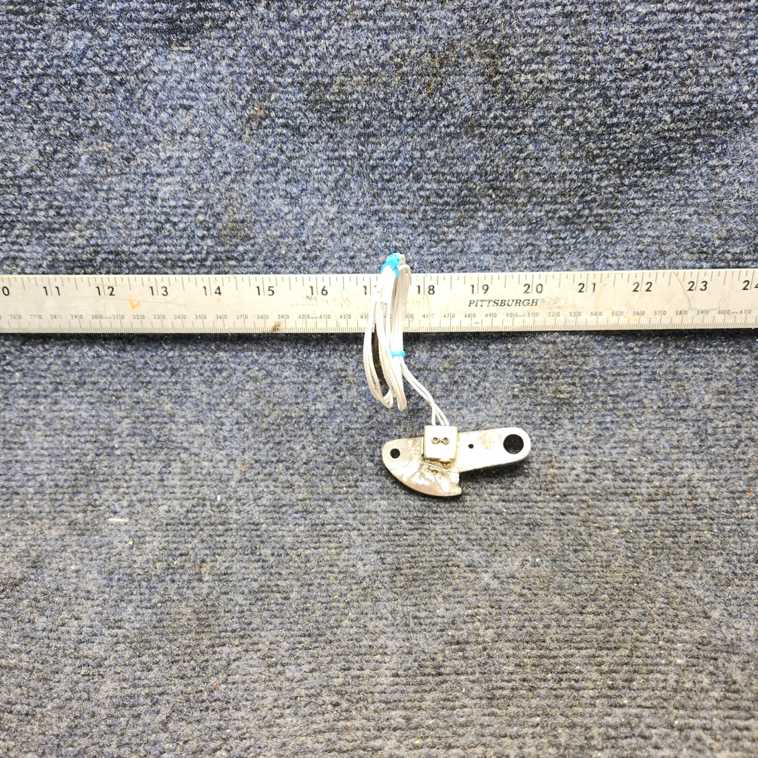 Used aircraft parts for sale, 169-820036-19 Beechcraft A24R Nose Gear Retract Hook W Micro switch
