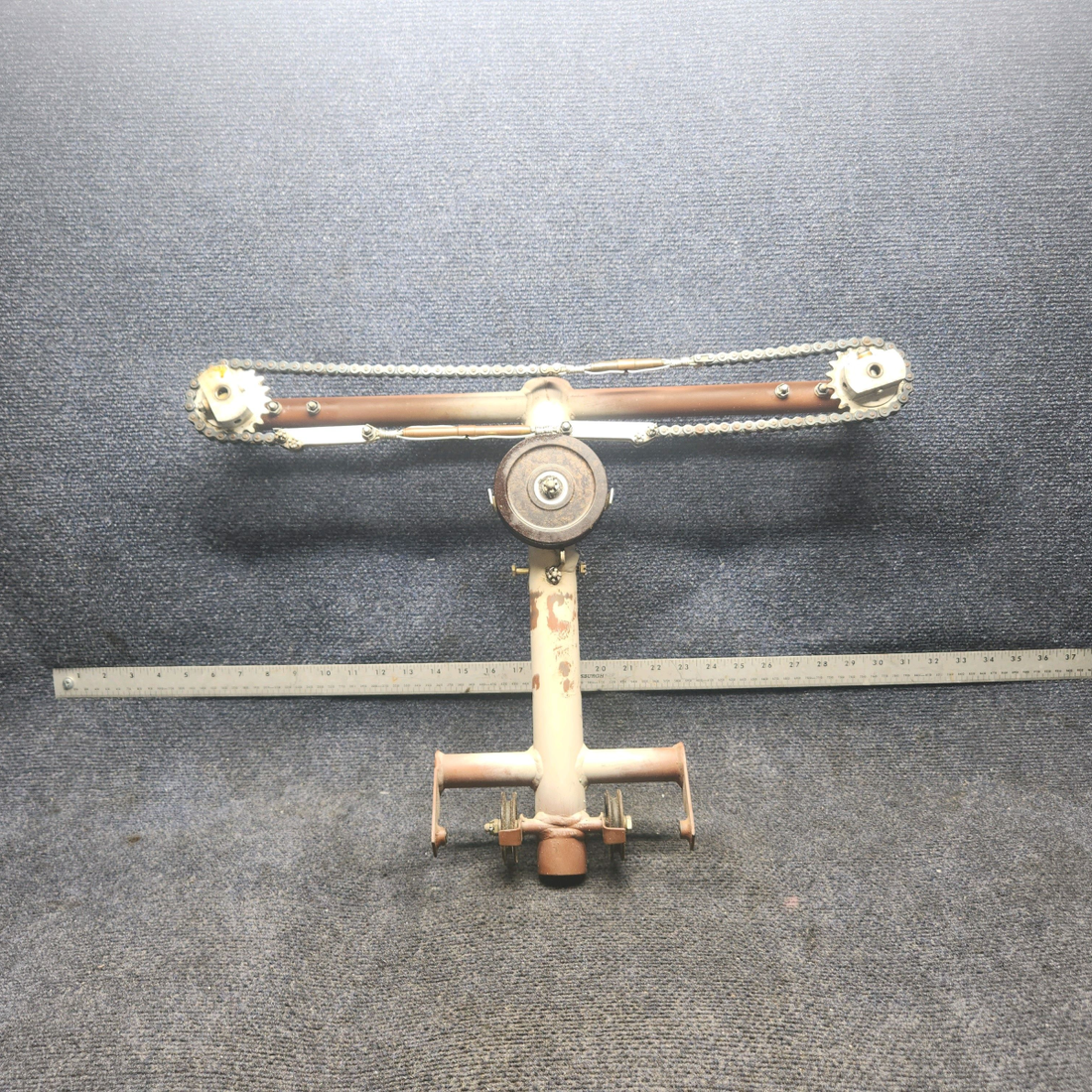 Used aircraft parts for sale, 169-524060-3 Beechcraft A24R Control Column Assembly