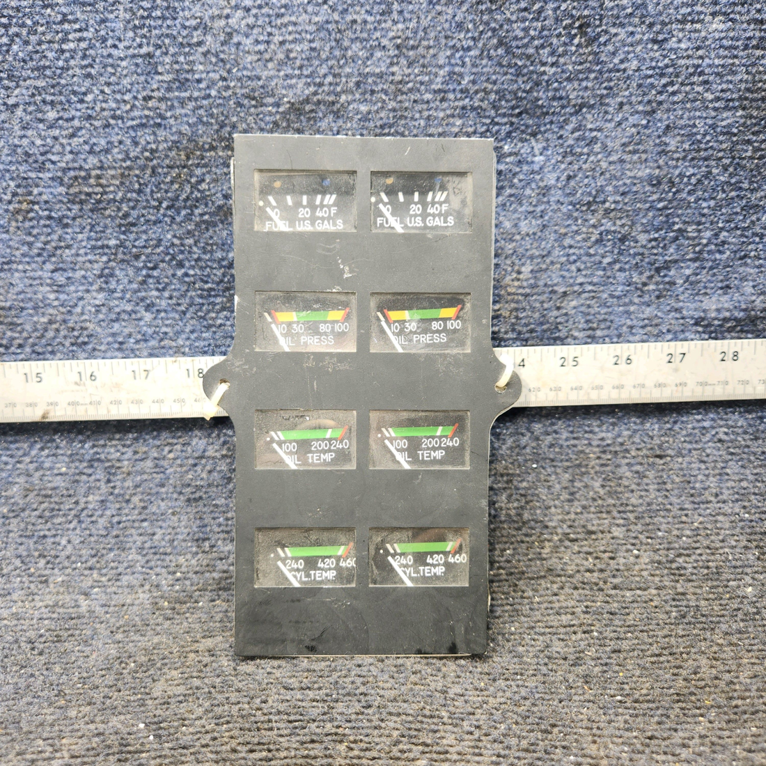 Used aircraft parts for sale, 39569-003 Rochester Gauges Piper PA34-220T Intrument Gauge Cluster (12V)