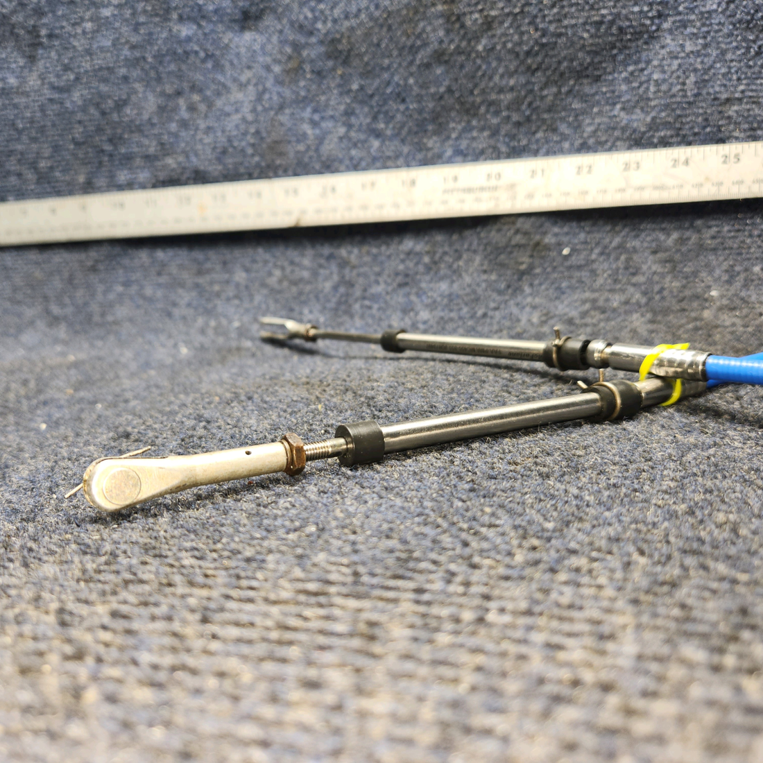 Used aircraft parts for sale, PS50146-13-4 Piper PA28-140 Mixture Control Cable Length: 44"