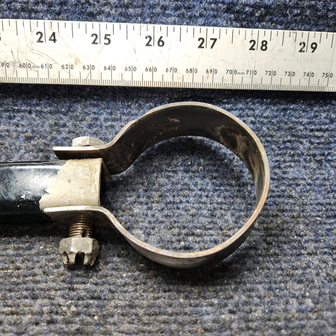 Used aircraft parts for sale, 96-950002-73 BEECHCRAFT 95-55B Exhaust Channel with Clamp - LH