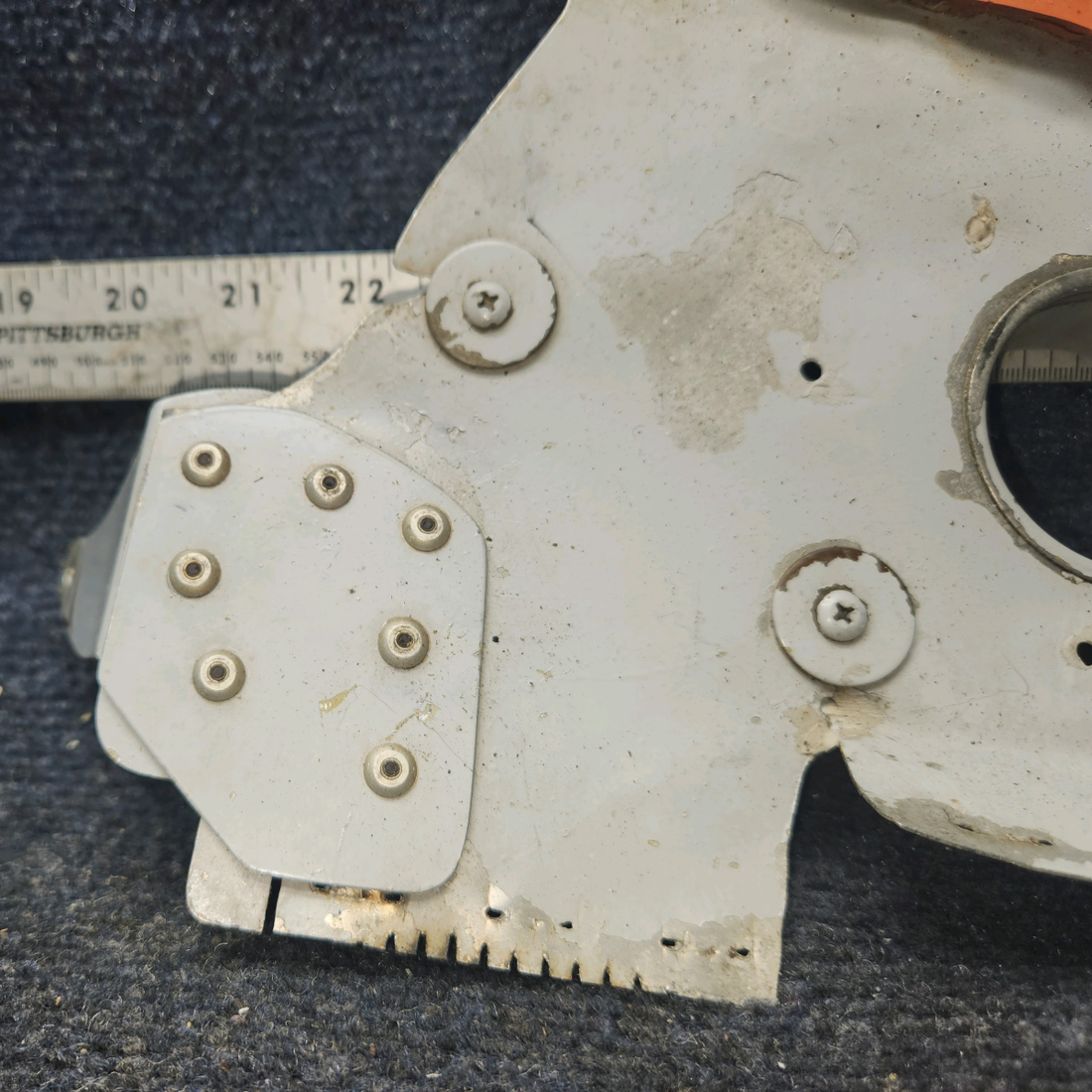 Used aircraft parts for sale, 502004-3 Grumman A5B Front Side Baffle