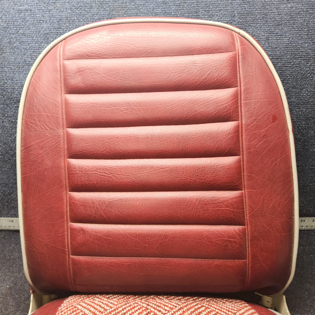 Used aircraft parts for sale, 65501-002, 65515-002 Piper PA28-140 Rear seat top and Bottom